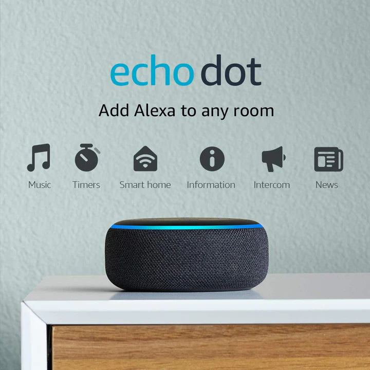 3RD GEN ECHO DOT - CHARCOAL