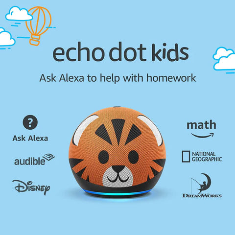 4TH GEN KIDS ECHO DOT - TIGER