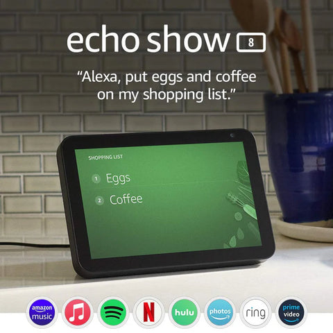 ECHO SHOW 8 - CHARCOAL