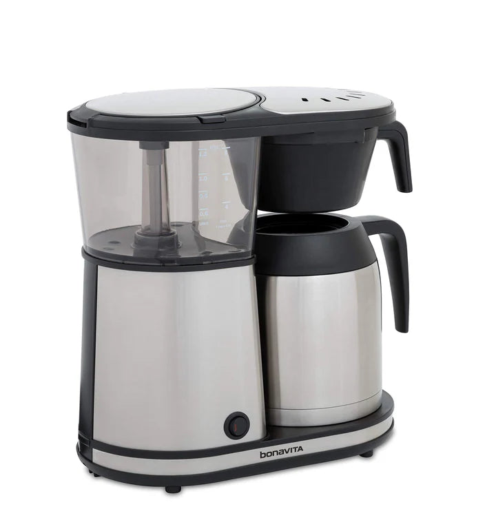 8-CUP ONE-TOUCH COFFEE MAKER - CHROME