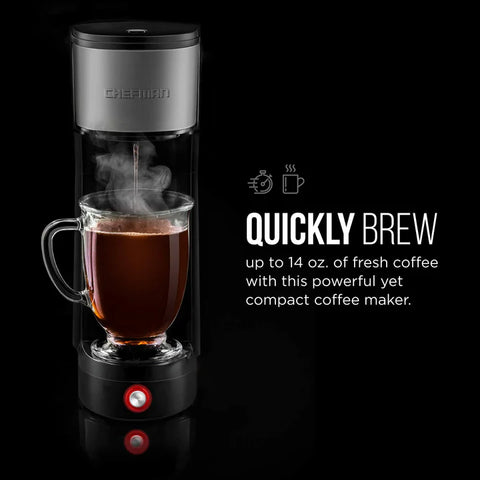 SINGLE SERVE COFFEE MAKER - STAINLESS STEEL