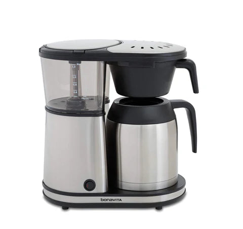 8-CUP ONE-TOUCH COFFEE MAKER - CHROME