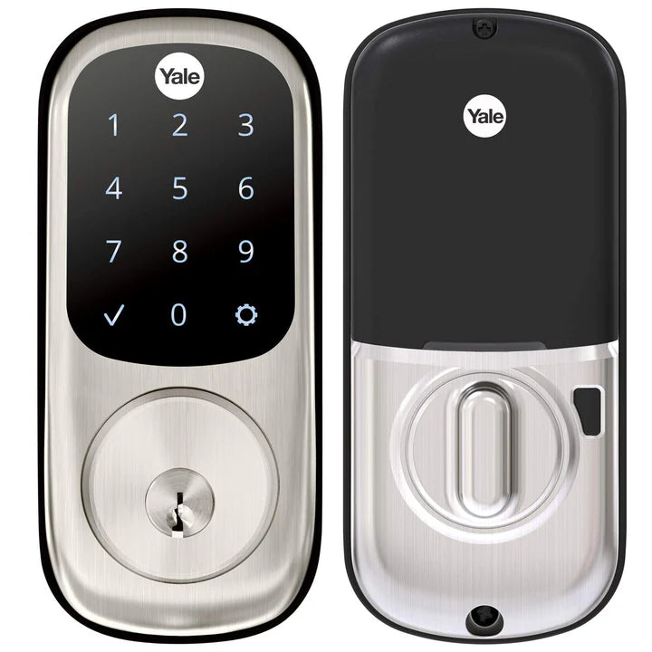 SMART DOOR LOCK WITH TOUCHSCREEN - SATIN NICKEL