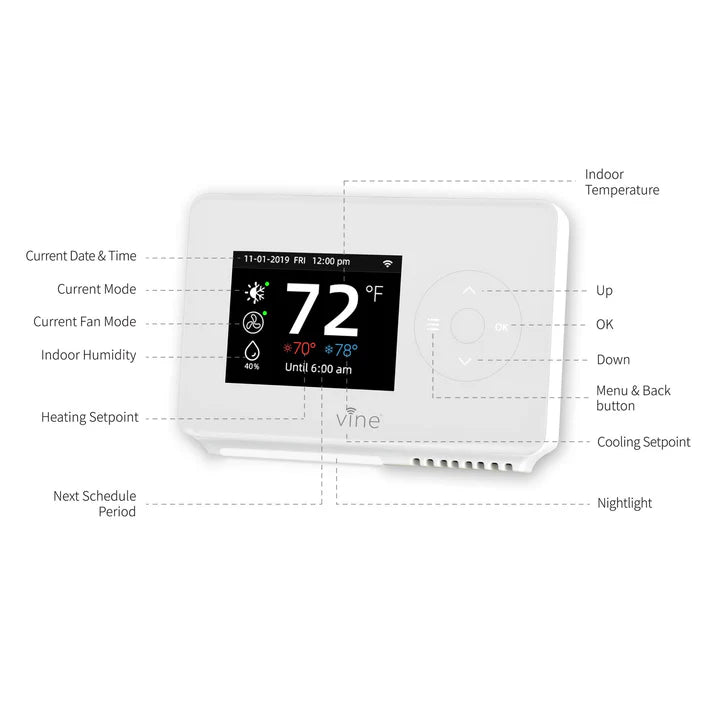 7-DAY PROGRAMMABLE SMART THERMOSTAT