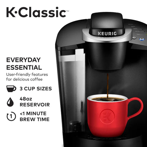 KEURIG K-CLASSIC COFFEE MAKER - BLACK